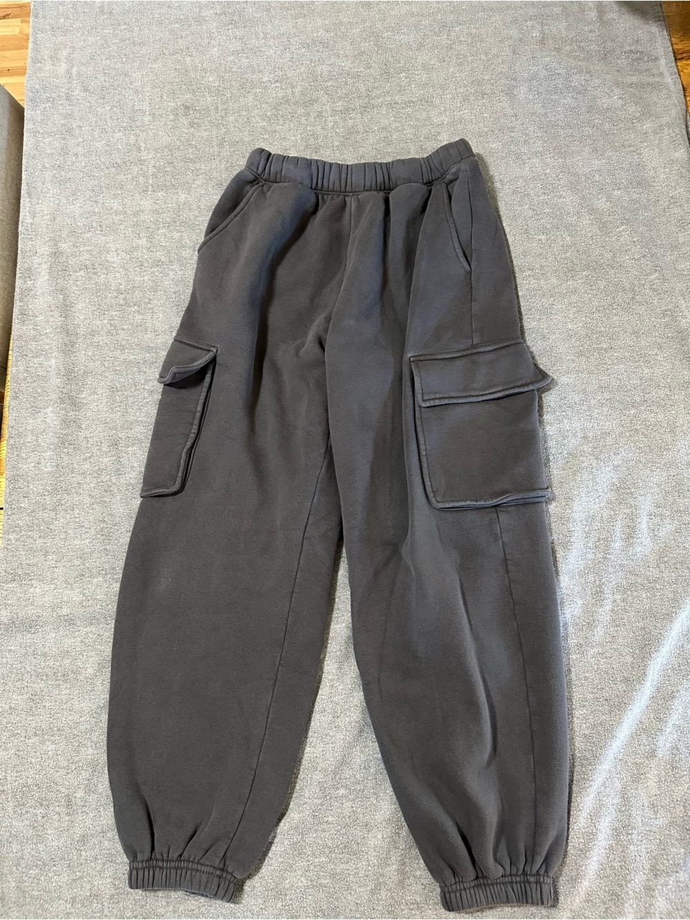 Abercrombie & Fitch Black Cargo Jogger Sweatpants
